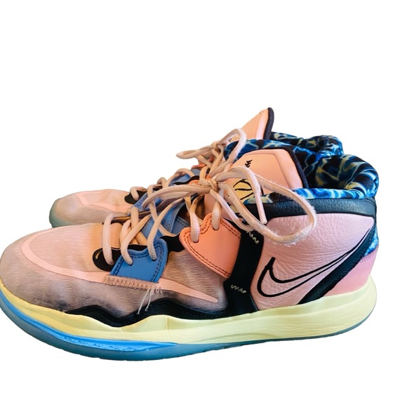 Nike Kyrie Infinity 8 -Valentine’s Day Pink / Multicolor Blue Shoes 12 - Picture 3 of 14